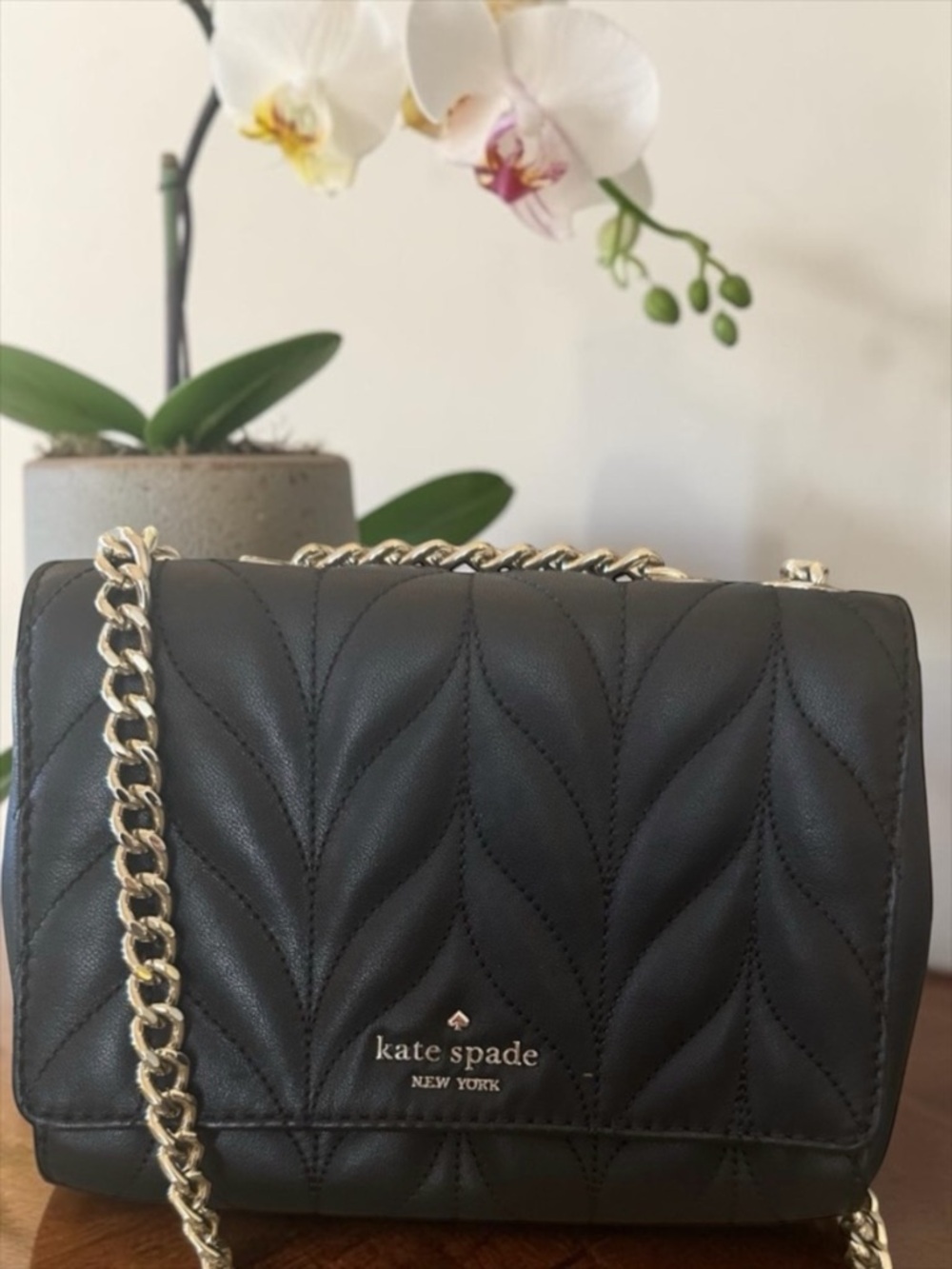Kate‎ Spade Briar Lane Leather Quilted Emelyn Mini Shoulder Bag or Crossbody